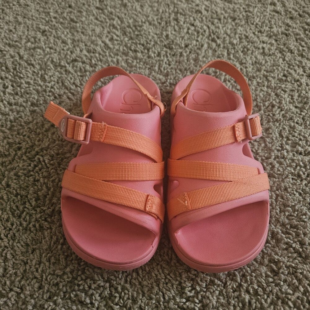 Chaco Chillos Sport Sandals Pink Girls Kids Youth Size 4 M Summer